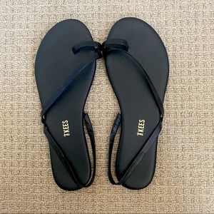 TKEES Black LC Sandal